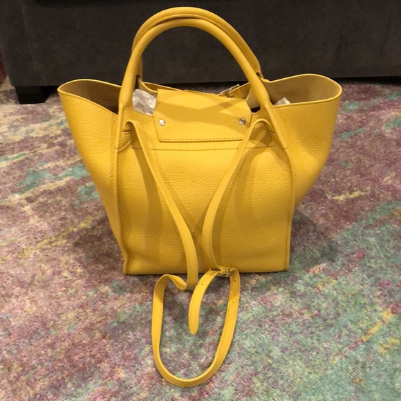 Celine small Big Bag in yellow - Picture 4 of 7